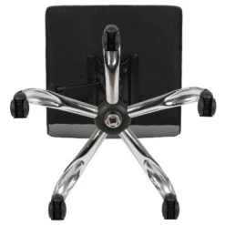 Emma And Oliver Low Back Designer Armless Ribbed Swivel Task Office Chair -Emma And Oliver GUEST da5625f1 85d6 460b b3de 25004d23fbd9