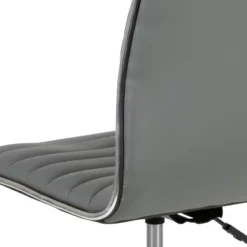 Emma And Oliver Low Back Designer Armless Ribbed Swivel Task Office Chair -Emma And Oliver GUEST dae61897 8b7a 41e1 8991 e4f15dcbb60a