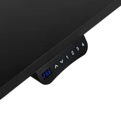 Emma And Oliver 48" Wide Black Electric Adjustable Standing Desk & Black Swivel Office Chair -Emma And Oliver GUEST df0012e9 80de 467b b315 3cbb87fd34f0