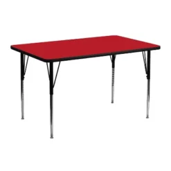 Emma And Oliver 24x48 Rectangle HP Laminate Adjustable Activity Table -Emma And Oliver GUEST e069c084 c55e 4cea 8288 a3f011f14ef8
