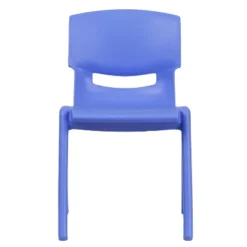 Emma And Oliver 4 Pack Plastic Stackable K-2 School Chair With 13.25"H Seat -Emma And Oliver GUEST e13c4693 e22e 4a4e 8326 b5e9f661256c