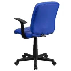 Emma And Oliver Mid-Back Quilted Vinyl Swivel Task Office Chair With Arms -Emma And Oliver GUEST e15d5f7a 3c4f 4e92 8dfa 83aa5d94348b