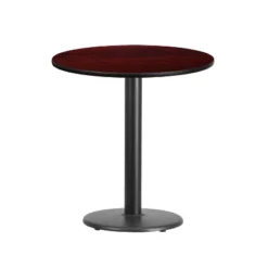 Emma And Oliver 24" Round Laminate Table Top With 18" Round Table Height Base -Emma And Oliver GUEST e18bc5db ae6a 4788 80bb b6958924d03d