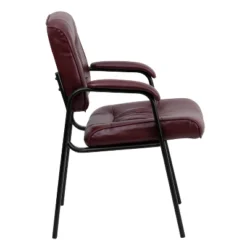 Emma And Oliver LeatherSoft Executive Reception Chair With Powder Coated Frame -Emma And Oliver GUEST e24ff1a9 4939 4804 9c4f feebf2839e37