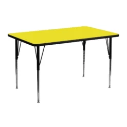 Emma And Oliver 24x48 Rectangle HP Laminate Adjustable Activity Table -Emma And Oliver GUEST e32a4fd0 83ae 4d03 b8c2 82da6c9aca48