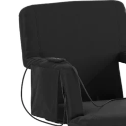 Emma And Oliver Portable Heated Reclining Stadium Chair With Armrests, Padded Back & Heated Seat With Dual Storage Pockets And Backpack Straps -Emma And Oliver GUEST e368503a a022 4bd5 82f7 165c5840cca4