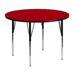 Emma And Oliver 48" Round Laminate Adjustable Activity Table -Emma And Oliver GUEST e53224aa 7018 43ef 9112 8ee74998eafc