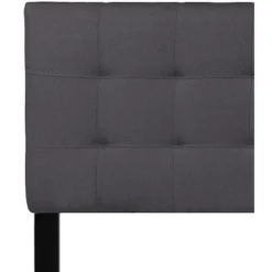 Emma And Oliver Quilted Tufted Queen Size Headboard In Dark Gray Fabric -Emma And Oliver GUEST e5419e89 38c3 45a1 9406 c0e57e0708e7