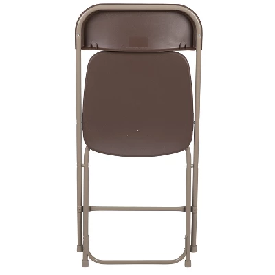 Emma And Oliver Set Of 2 Stackable Folding Plastic Chairs - 650 LB Weight Capacity 10 Emma And Oliver Set Of 2 Stackable Folding Plastic Chairs - 650 LB Weight Capacity - Image 10