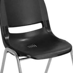 Emma And Oliver Ergonomic Shell Stack Chair - 16" Seat Daycare Home School -Emma And Oliver GUEST e6446713 bf57 4ce5 a958 6778ff1250da
