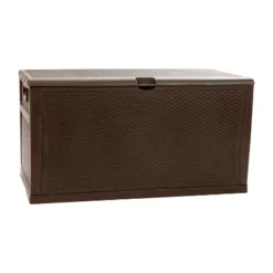 Emma And Oliver 120 Gallon Plastic Deck Box For Outdoor Patio Storage & Deck Organization -Emma And Oliver GUEST ea1d7138 5bd9 4cb8 bb5d 095bcb89c70c