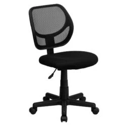 Emma And Oliver Mid-Back Mesh Swivel Task Office Chair With Curved Square Back -Emma And Oliver GUEST ed4a9a93 150c 4f0c a359 aa5e14f93e84