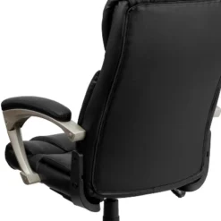 Emma And Oliver High Back Folding Black LeatherSoft Executive Swivel Office Chair With Arms -Emma And Oliver GUEST ee6feb5a 1ff0 461c b54d c083d2a392cb