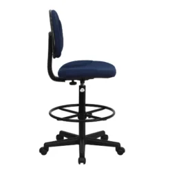Emma And Oliver Two Cylinder Drafting Chair (Cylinders: 22.5"-27"H Or 26"-30.5"H) -Emma And Oliver GUEST efb70205 15db 429e 96eb 894944728474