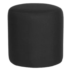 Emma And Oliver Upholstered Round Ottoman Pouf -Emma And Oliver GUEST f0e588fe 03f1 4555 bd8c 0a73c4e9d484