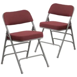 Emma And Oliver 2 Pack Premium Curved Triple Braced & Hinged Fabric Upholstered Metal Folding Chair 23 Emma And Oliver 2 Pack Premium Curved Triple Braced & Hinged Fabric Upholstered Metal Folding Chair -Emma And Oliver GUEST f13d9e06 cfdd 4a85 8452 5936b550417f