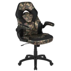 Emma And Oliver Gaming Racing PC Chair With Flip-up Arms -Emma And Oliver GUEST f25dc756 8176 4dc6 b0fd 22e77d598285
