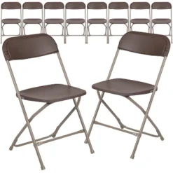 Emma And Oliver Set Of 10 Stackable Folding Plastic Chairs - 650 LB Weight Capacity 32 Emma And Oliver Set Of 10 Stackable Folding Plastic Chairs - 650 LB Weight Capacity -Emma And Oliver GUEST f3cde0d6 31cb 4a1e b0db 8475f3808328