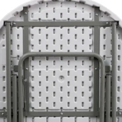 Emma And Oliver 2.63-Foot Round Granite White Plastic Folding Table - Event Table 11 Emma And Oliver 2.63-Foot Round Granite White Plastic Folding Table - Event Table -Emma And Oliver GUEST f4a0126f a21b 445a 9c88 b3b336d828c8