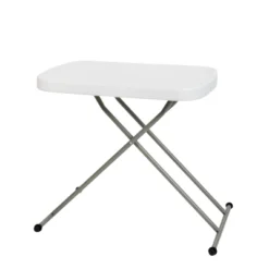 Emma And Oliver Height Adjustable Plastic Folding TV Tray/Laptop Table In Granite White -Emma And Oliver GUEST f5861da4 6386 4dc3 ae4b a599b54cbf72