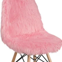 Emma And Oliver Shaggy Dog Fur Accent Chair -Emma And Oliver GUEST f81e4dba 04b1 4d1e ac96 438a32c7889a
