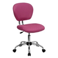 Emma And Oliver Mid-Back Mesh Padded Swivel Task Office Chair With Chrome Base -Emma And Oliver GUEST f97837b5 db87 48d2 b75b 18b6ac4d0c00