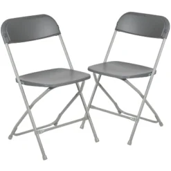 Emma And Oliver Set Of 2 Stackable Folding Plastic Chairs - 650 LB Weight Capacity 36 Emma And Oliver Set Of 2 Stackable Folding Plastic Chairs - 650 LB Weight Capacity -Emma And Oliver GUEST f9bbb796 6246 4d4d 8a3e 7dd2735fc34b