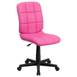 Emma And Oliver Mid-Back Quilted Vinyl Swivel Task Office Chair -Emma And Oliver GUEST fb4c8df8 c38c 491a b70f 5c400b088c89