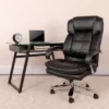 Emma And Oliver 24/7 500 Lb. Big & Tall Executive Swivel Ergonomic Office Chair With Loop Arms