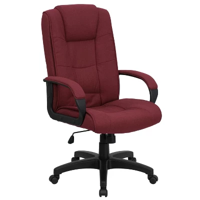 Emma And Oliver High Back Multi-Line Stitch Executive Swivel Office Chair With Arms 12 Emma And Oliver High Back Multi-Line Stitch Executive Swivel Office Chair With Arms - Image 12